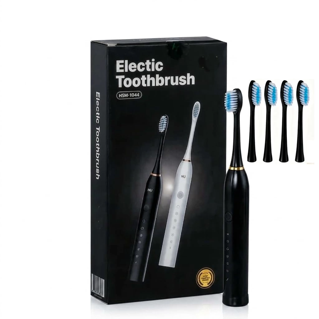 TORONTO Sonic Electric Toothbrush - 6 Modes 4 Brush Heads 30-Day Battery