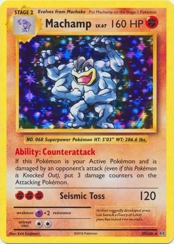Pokémon Machamp - 59/108 XY Evolutions Reverse Holo