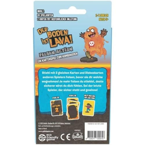 The Floor is Lava Rock Rumble - Card Game