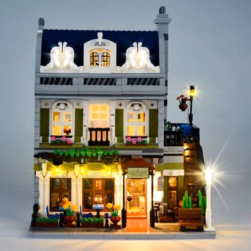 LED Lighting kit for Lego Parisian Restaurant (10243) - Multicolor Remote