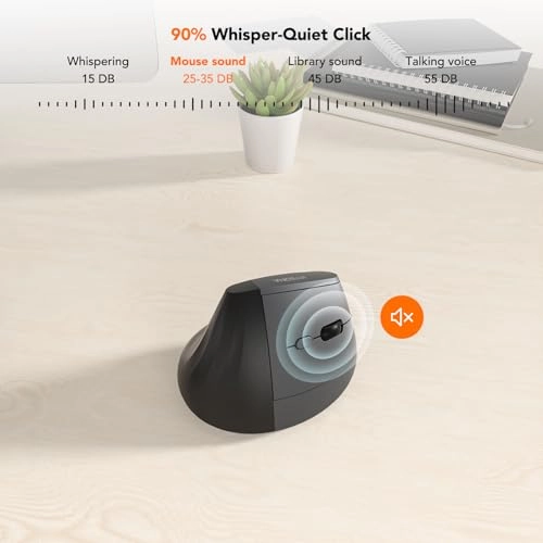 EM18 Ergonomic Vertical Mouse - Bluetooth