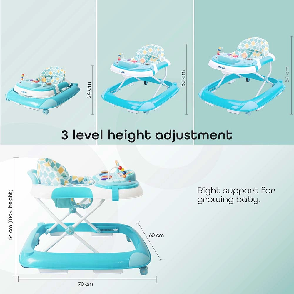Baby Push Activity Walker - Blue 6 months & above