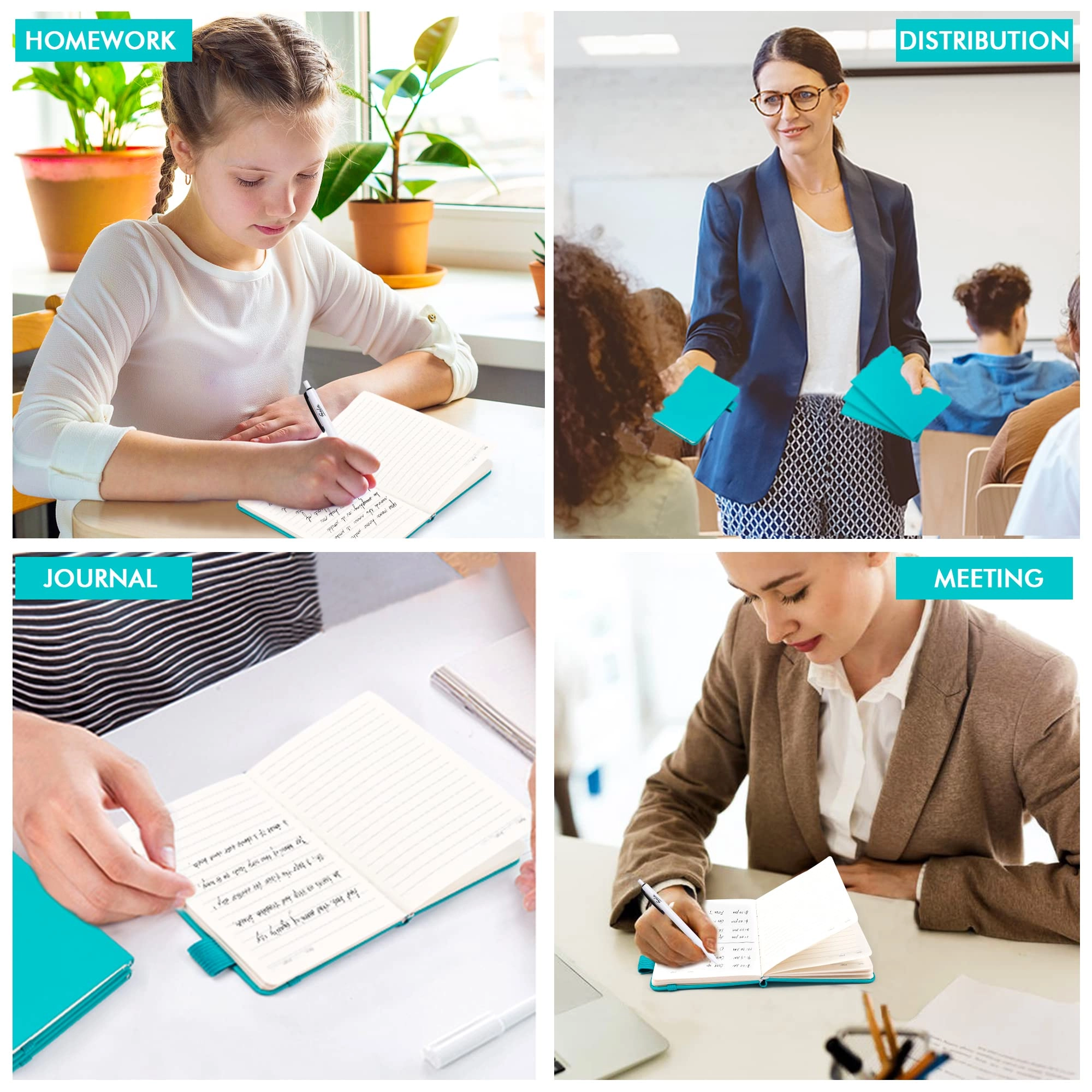 Pocket Notebook A6 Hardcover - Lined 56 Sheets