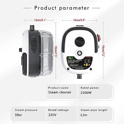 High Pressure Steam Cleaner - 3Bar 900ml