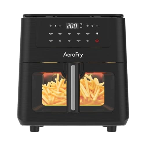 Panoramic Glass View Digital Air Fryer