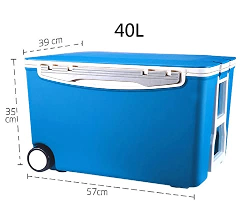 Portable Wheeled Cooler - 40 Quart 40L