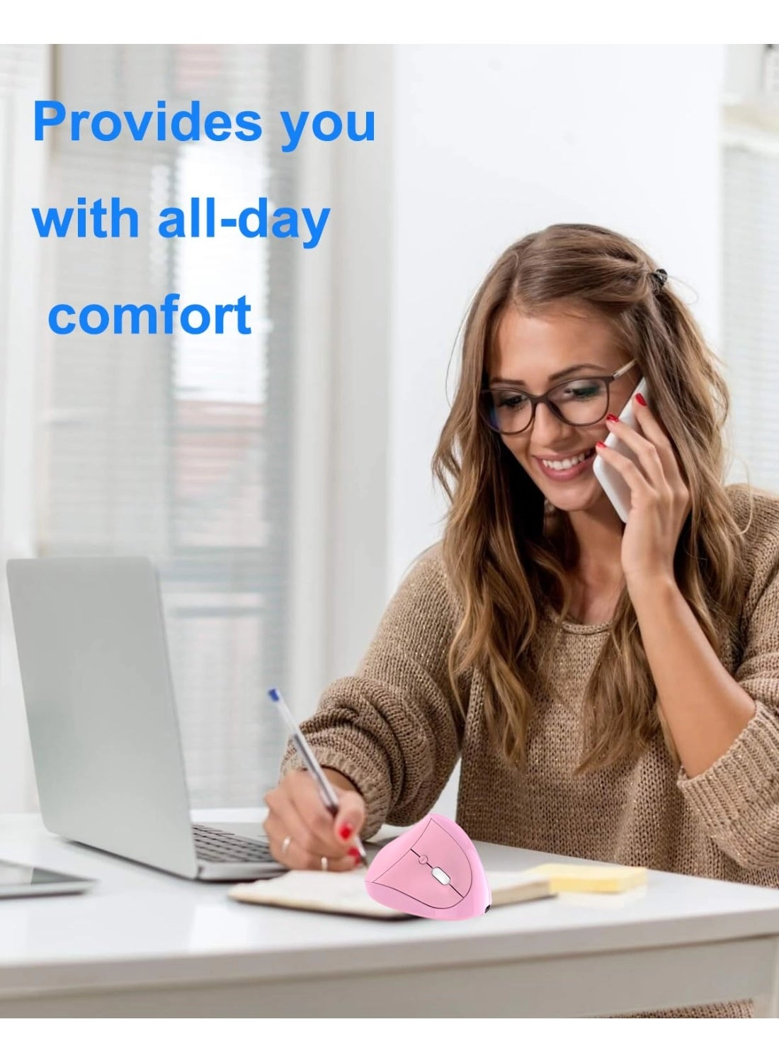 Vertical Mouse - BT5.0/4.0/2.4G