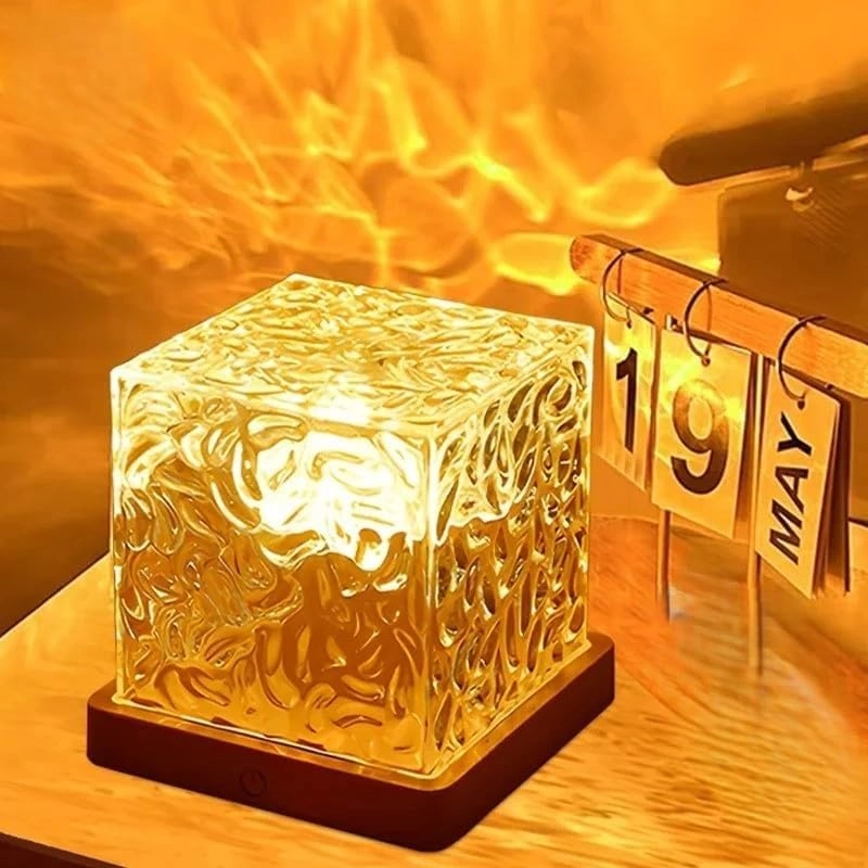 DesiDiya, DesiDiYa, Contact: +91-7572888999, info@desidiya.com Acrylic Romantic Ocean Wave Night Light Projector Lamp - Corded Electric