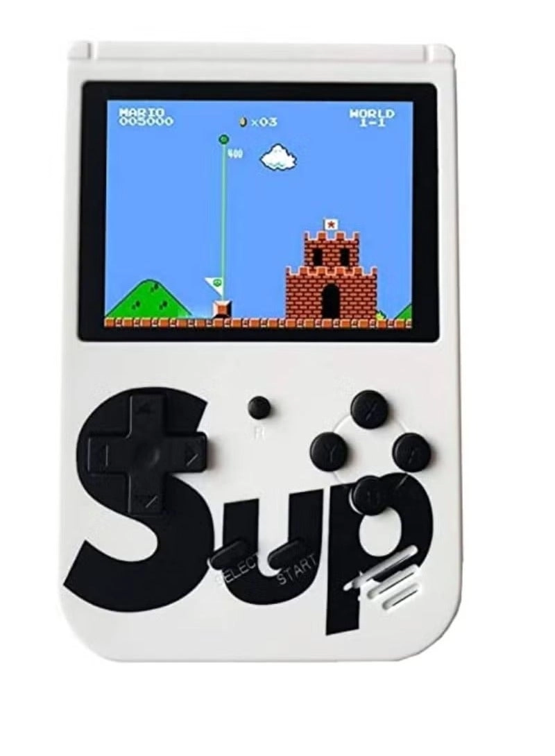 Handheld Game Console - 400 Built-in Games 3-Inch Color Screen Rechargeable Battery