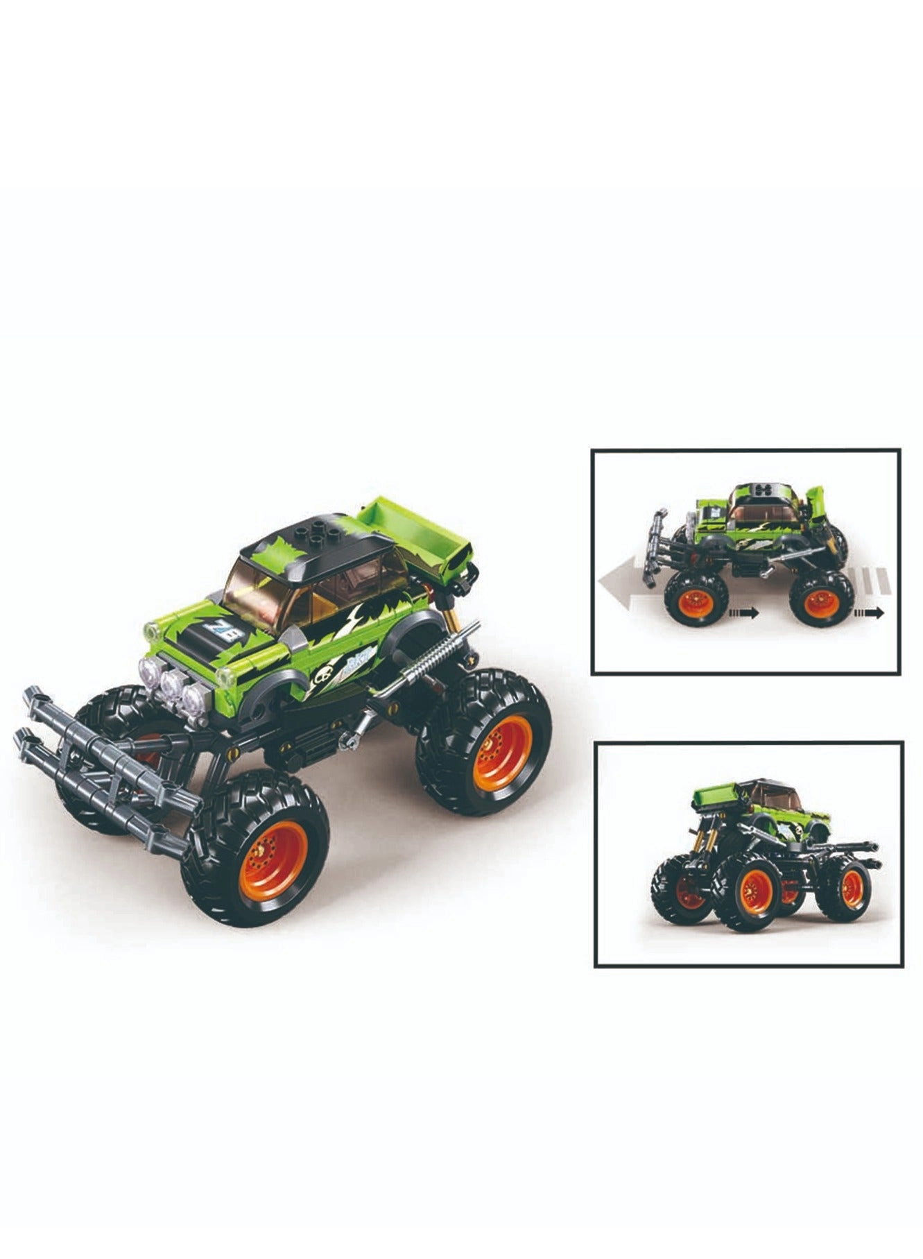 PowerBricks Pullback Off-road vehicle - 264 pcs