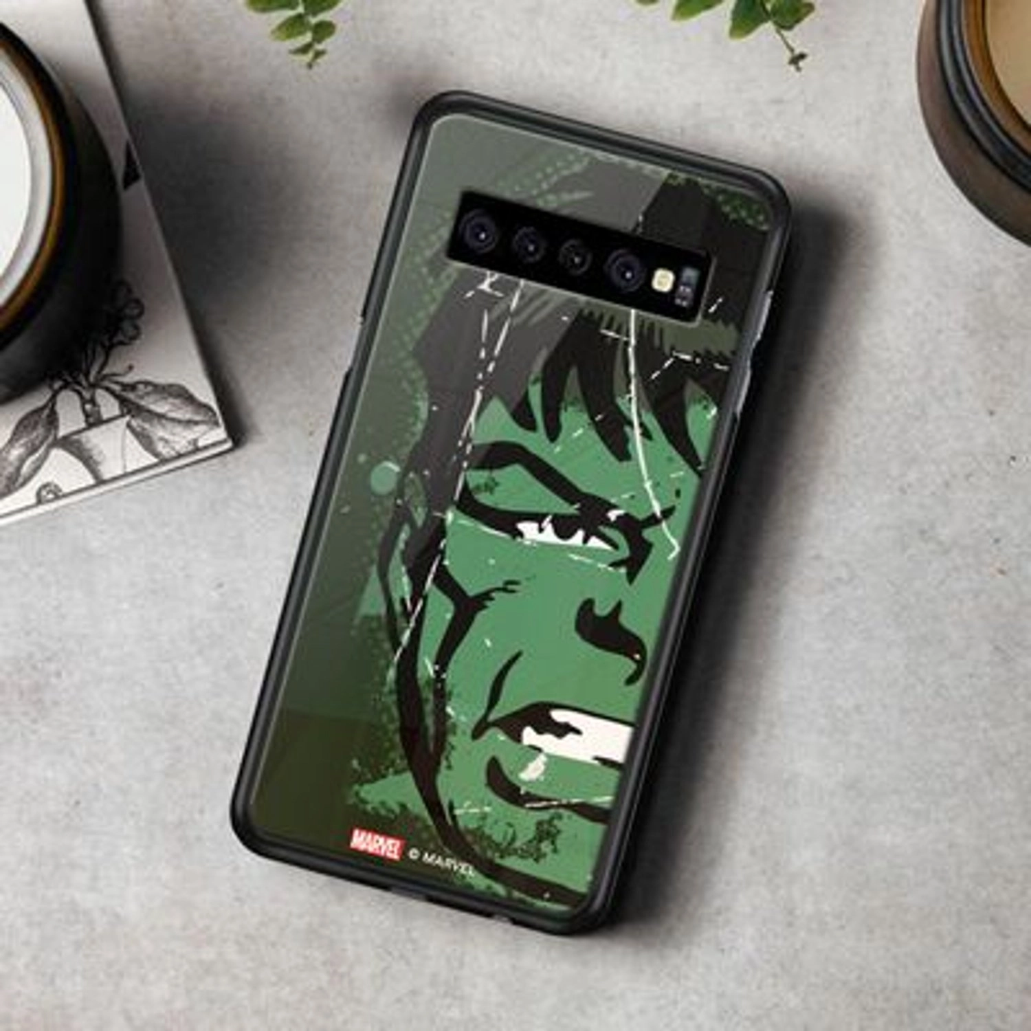 Hulk Sketch Back Case for Galaxy S10