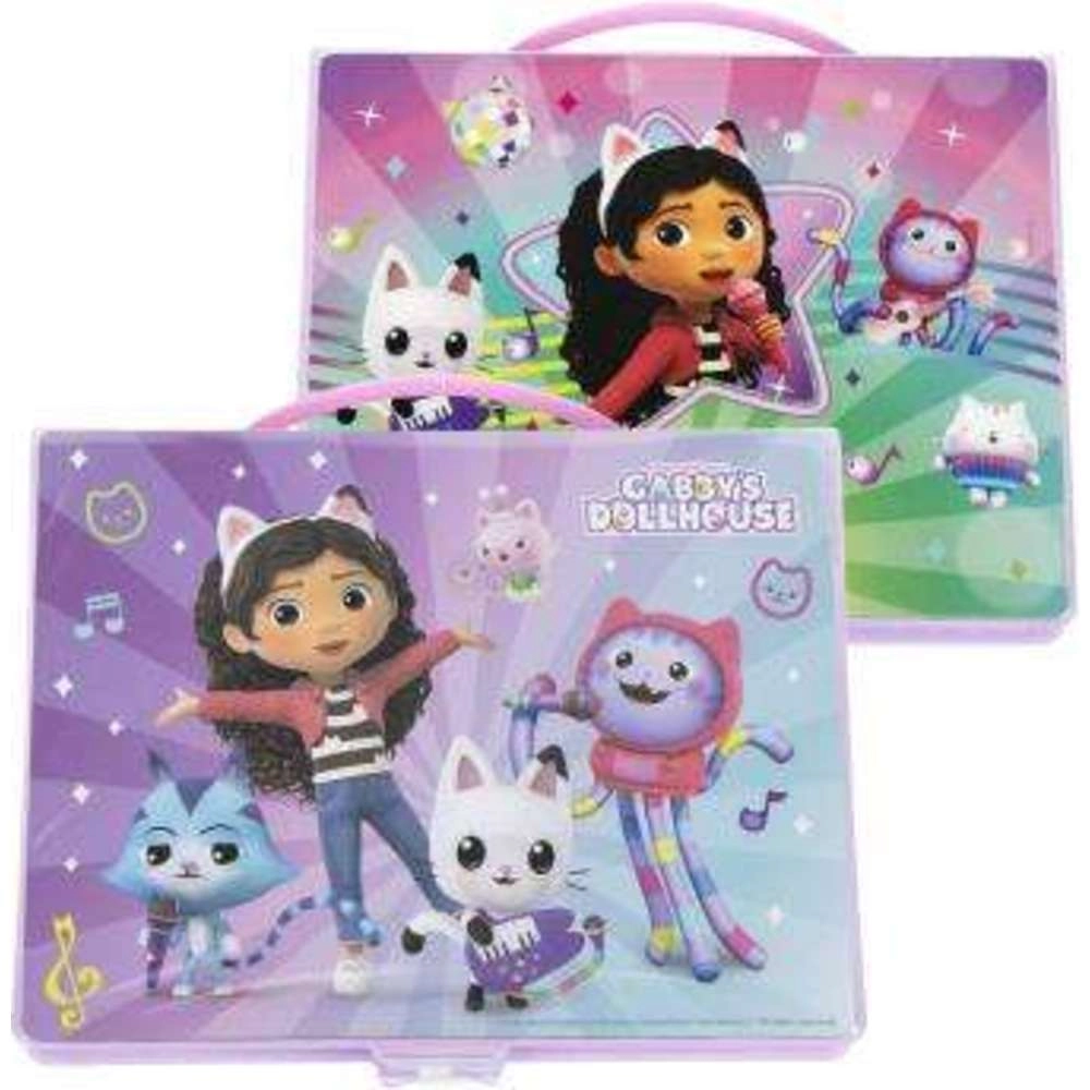 Gabby's Dollhouse - 43 Pc markers wax crayons watercolors color pencils