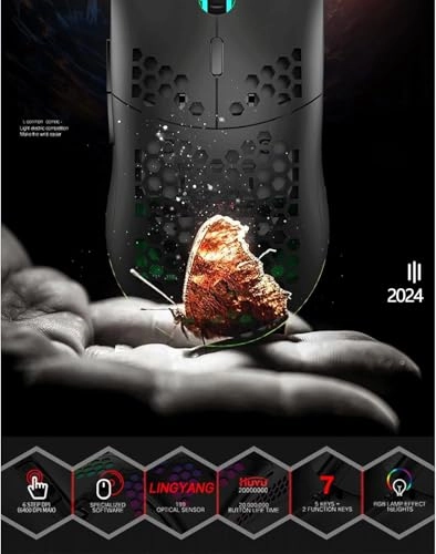 Ultralight Honeycomb Gaming Mouse - Unknown