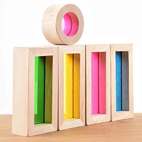 Color Mixing Wooden Blocks - 24pcs