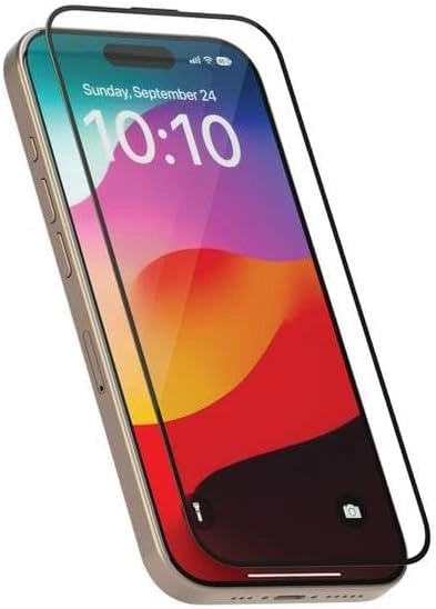 Soft Edge Full Screen Glass Screen Protector for iPhone 15