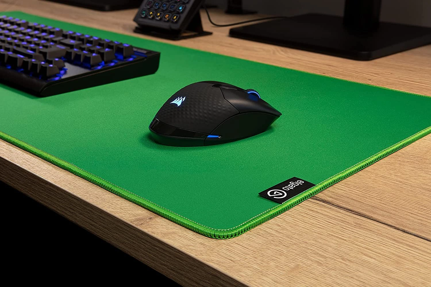 Green Screen Polyester Gaming Mouse Pad - 94x40 cm