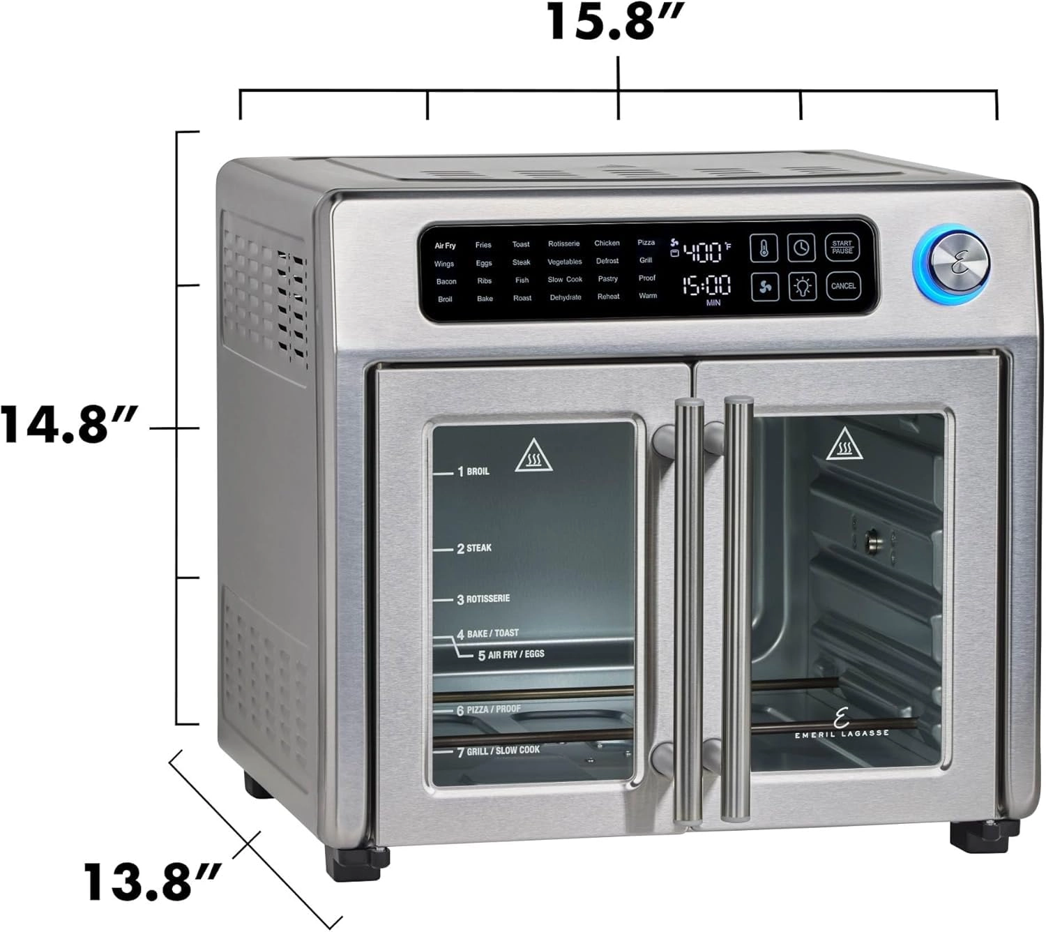 Air Fryer Toaster Oven Combo - 26QT