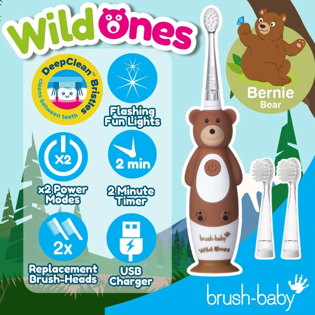 WildOnes - Electric Rechargeable Bear Toothbrush