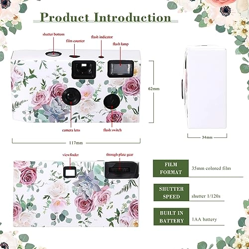 Disposable Camera - 10 Pack 35mm Flash