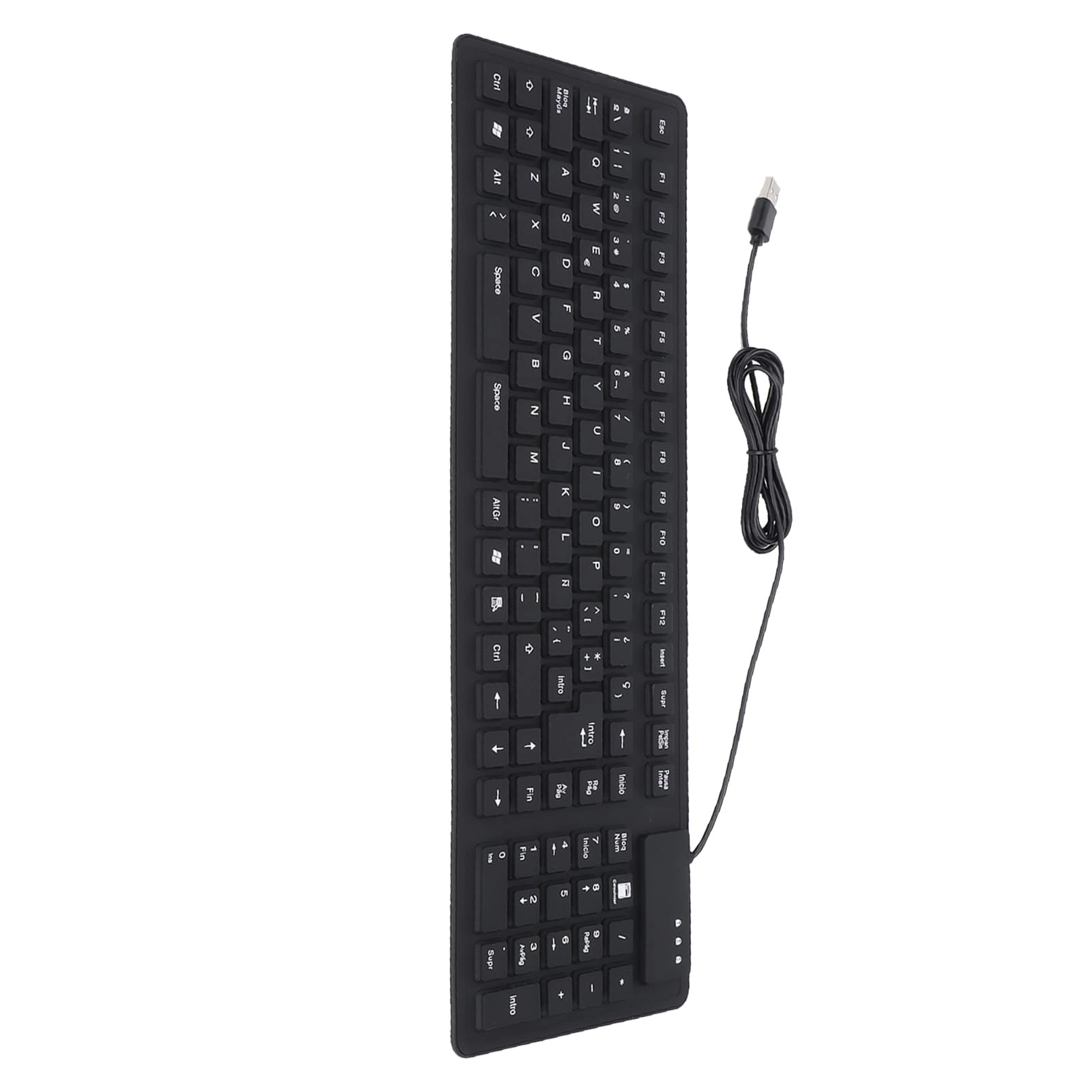 Fdit Foldable Silicone Keyboard - ES Wired