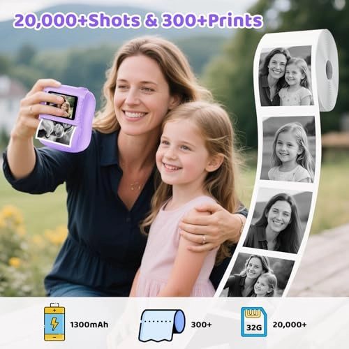 Children's Camera - Instant Print 1080P 32GB