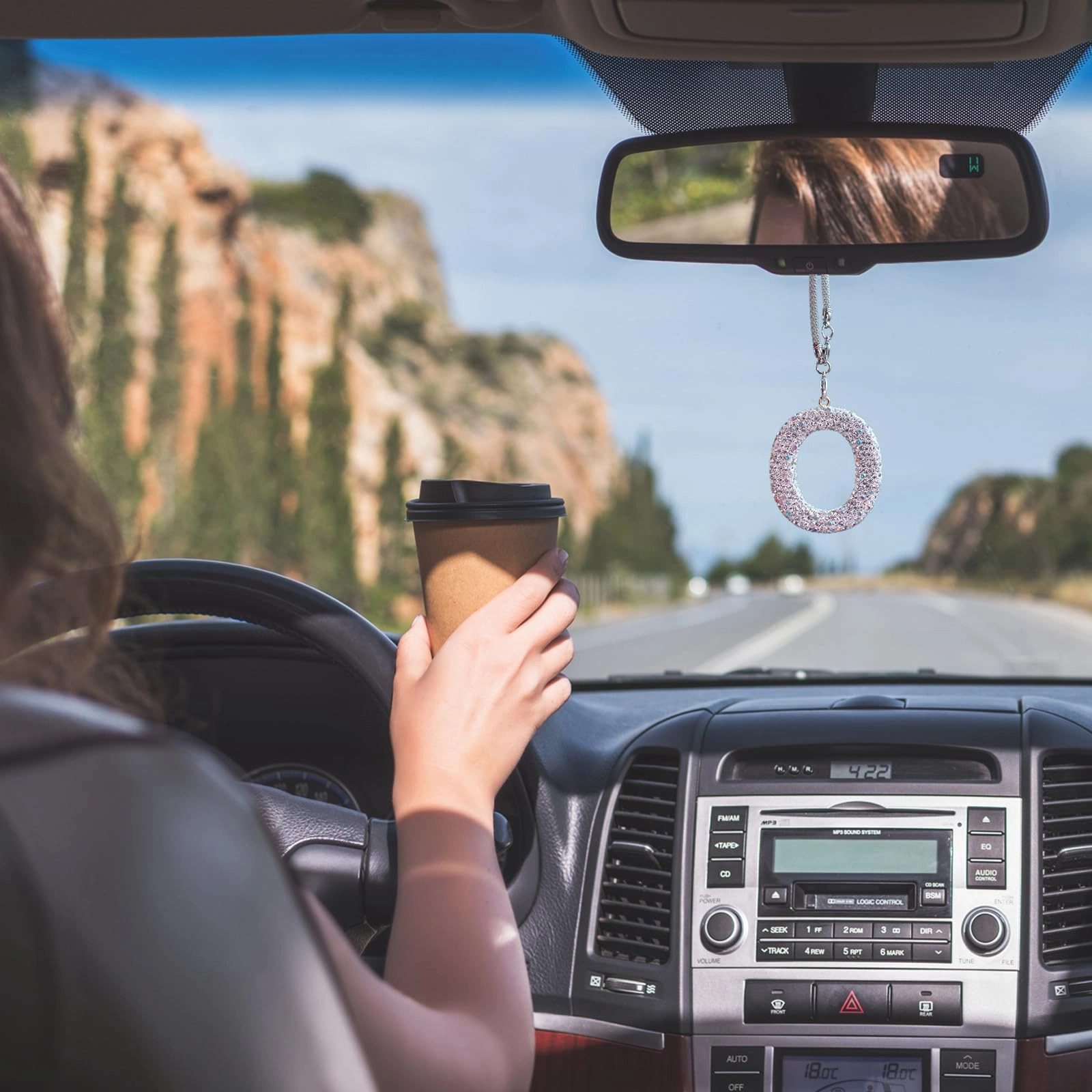 Bling Car Letter Charm