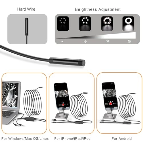 Endoscope Camera - 8mm 6.5ft