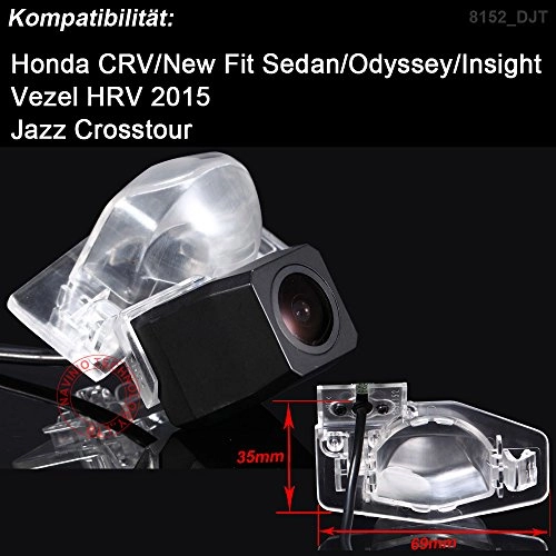 Rear View Camera - night vision colour RCA video input 480/520 TV lines