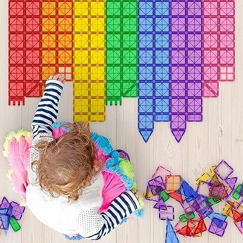 Magnetic Tiles - 3 years and up 60 pieces