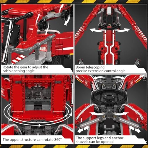 Crane Building Set - 8506 pcs for ages 14+ APP Programmable