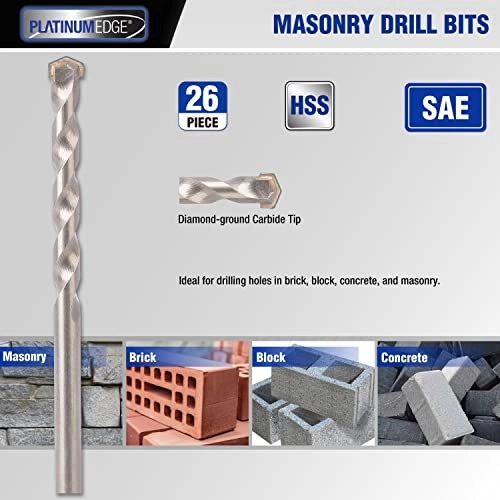 Multipurpose Drill Bits Set - titanium high-speed steel 140PC