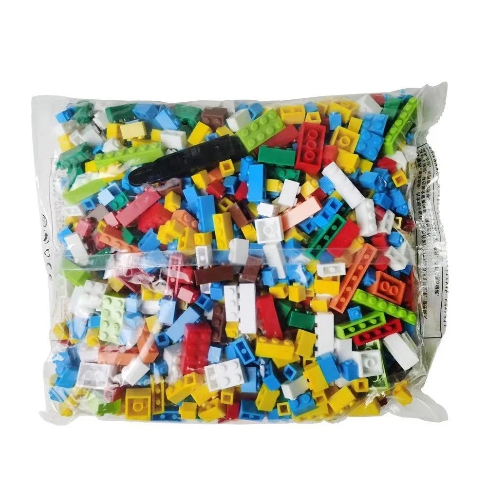 Bluejw Plastic Classic Building Bricks Set - 500/1000 pcs
