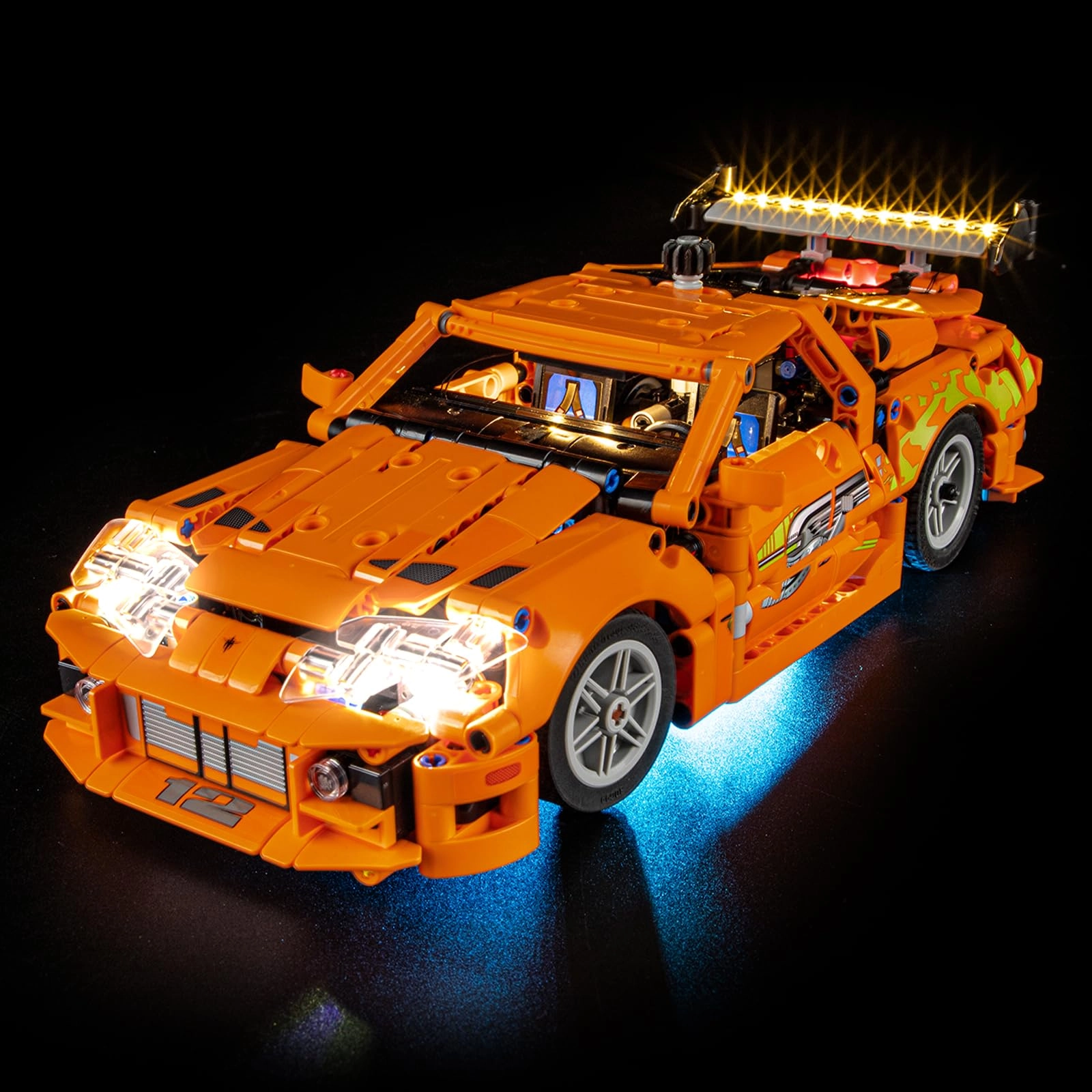 YEABRICKS LED Light for LEGO Technic Fast and Furious Toyota Supra MK4 42204