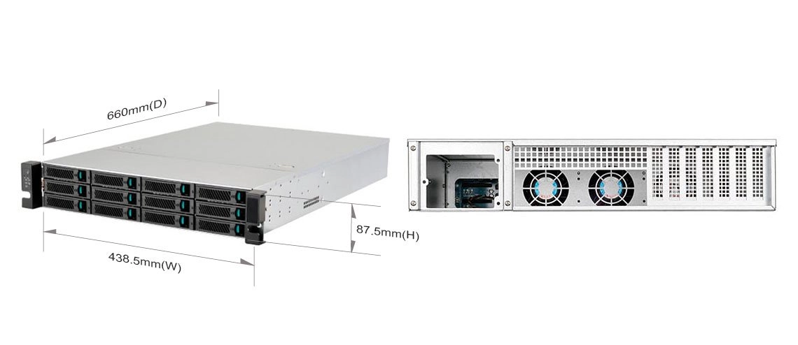 SST-RM212 - 2U Rackmount
