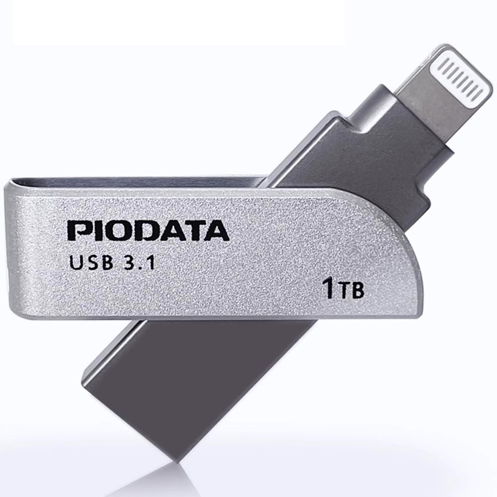 PioData iXflash - USB 3.0 Lightning USB Type A 1TB
