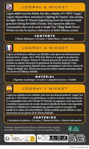 Star Wars Legion - Logray & Wicket Commander Expansion