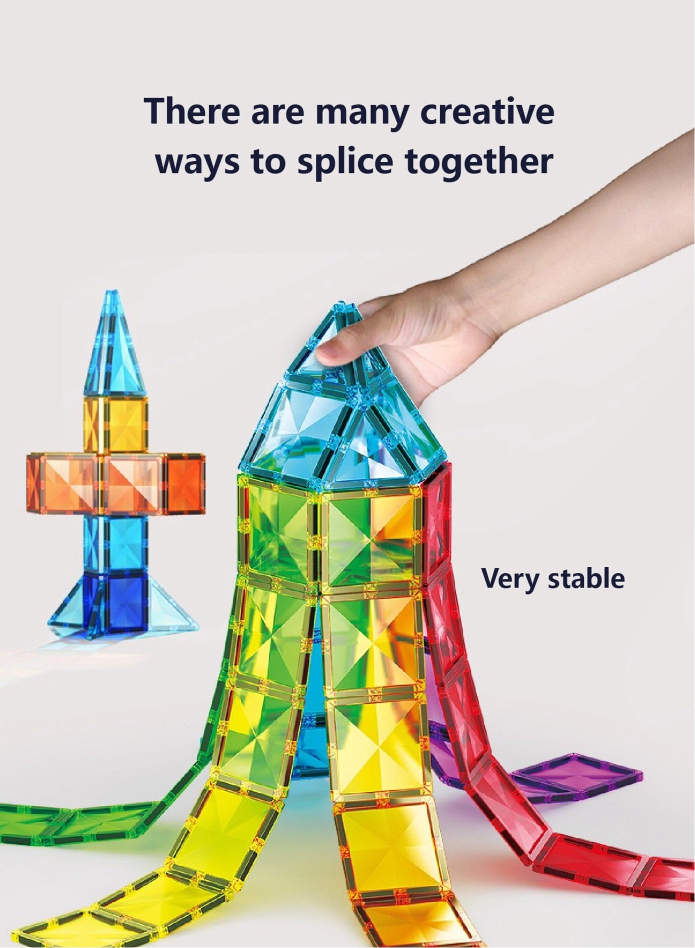 Magnetic Building Blocks - Child-Safe Smooth-Edge