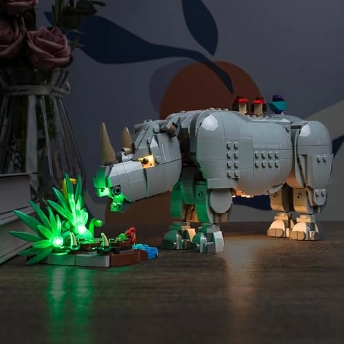 Light kit Compatible with Lego 31171 Wild Animals: Majestic Rhino with Birds - No Model Only Light LED Lighting Accessories