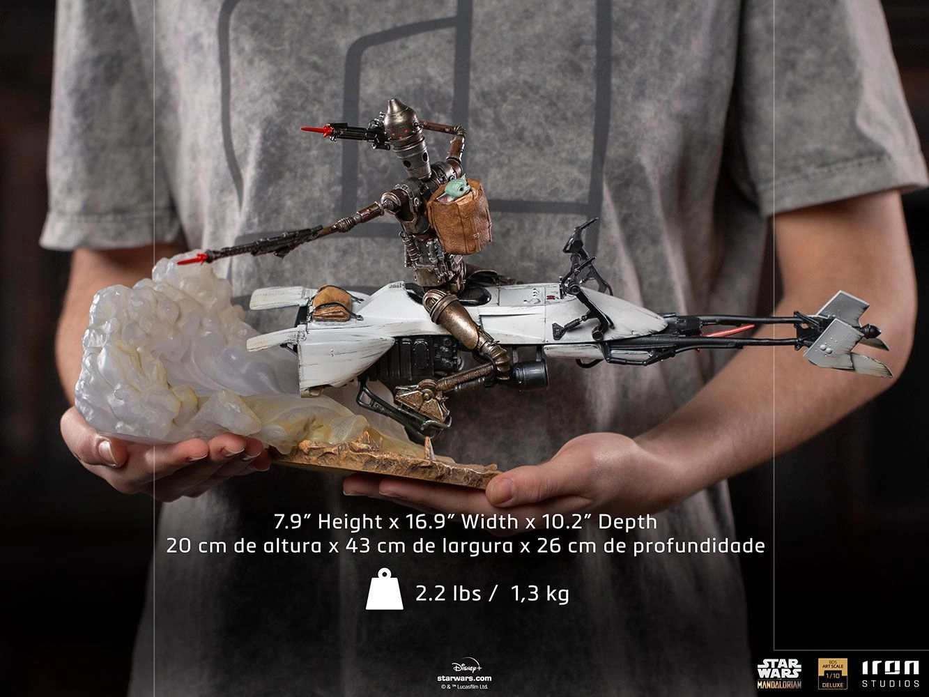 IG-11 + The Child - Star Wars: The Mandalorian - Battle Diorama Series - Art Scale 1:10