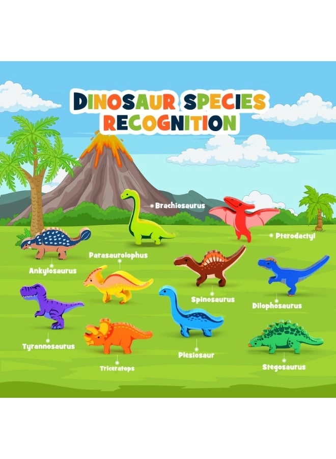 Dinosaur Stacking - Wood multicolour