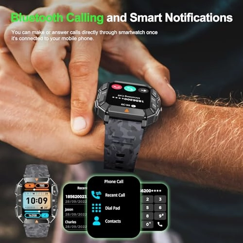 Military Smart Watch Aluminum