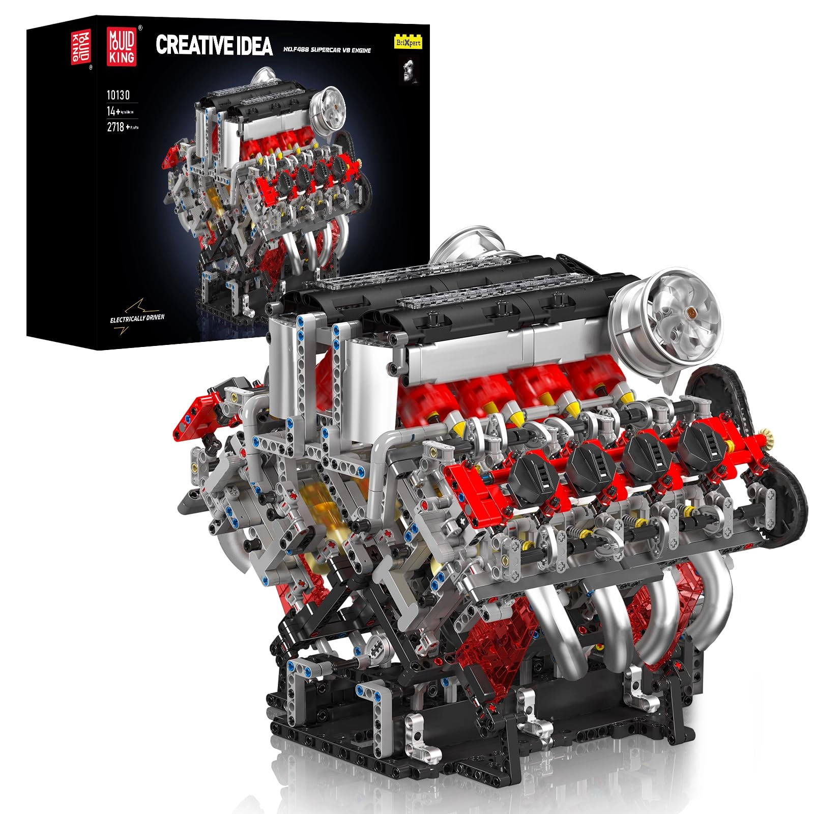 mould king V8 Engine - 2718 pcs for ages 14+
