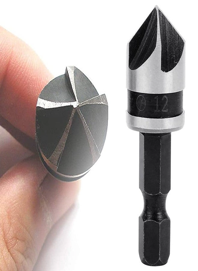 Chamfering Countersink Drill Bit - HSS 3 Pieces 12mm 16mm 19mm