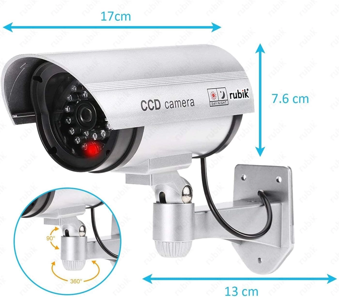 Dummy CCTV Security Camera - Indoor/Outdoor