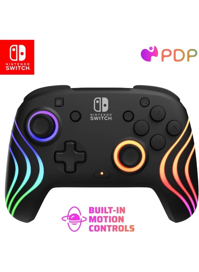 PDP Afterglow Wave Plus - Black Nintendo Switch
