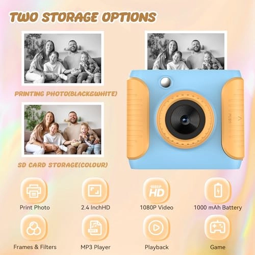 Kids Instant Print Camera