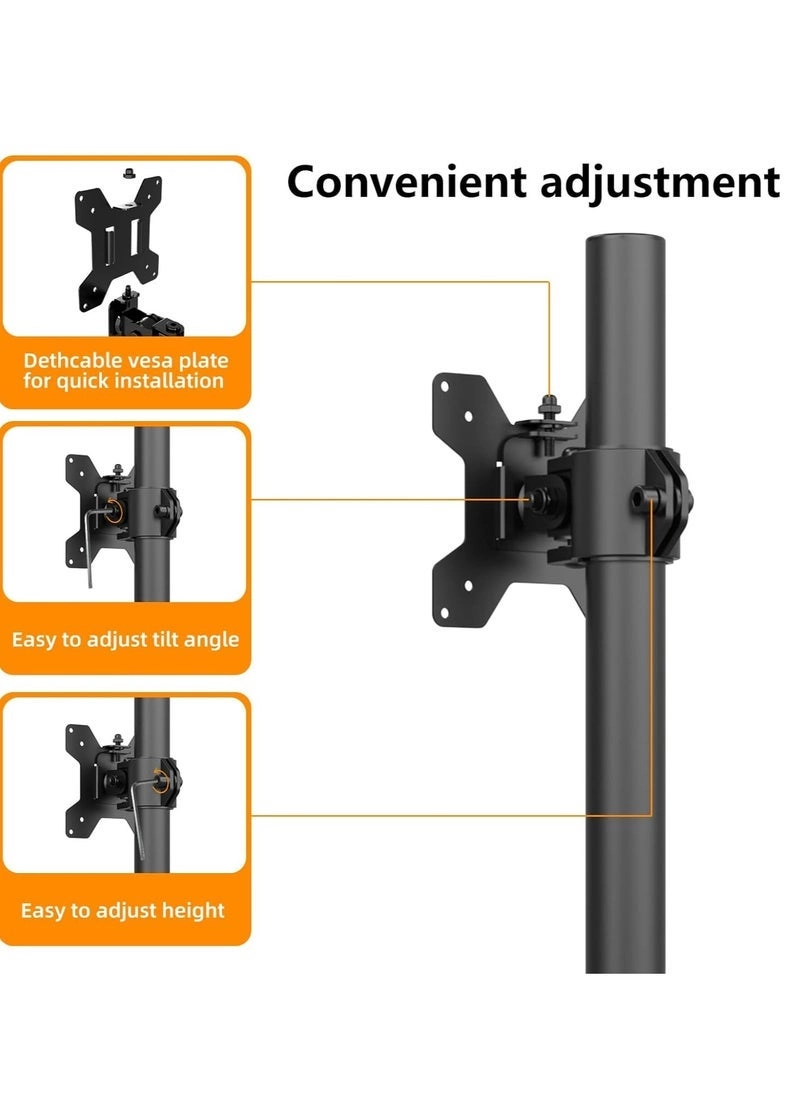 Single Monitor Arm - Single 13-32 Inch VESA 75x75/100x100mm