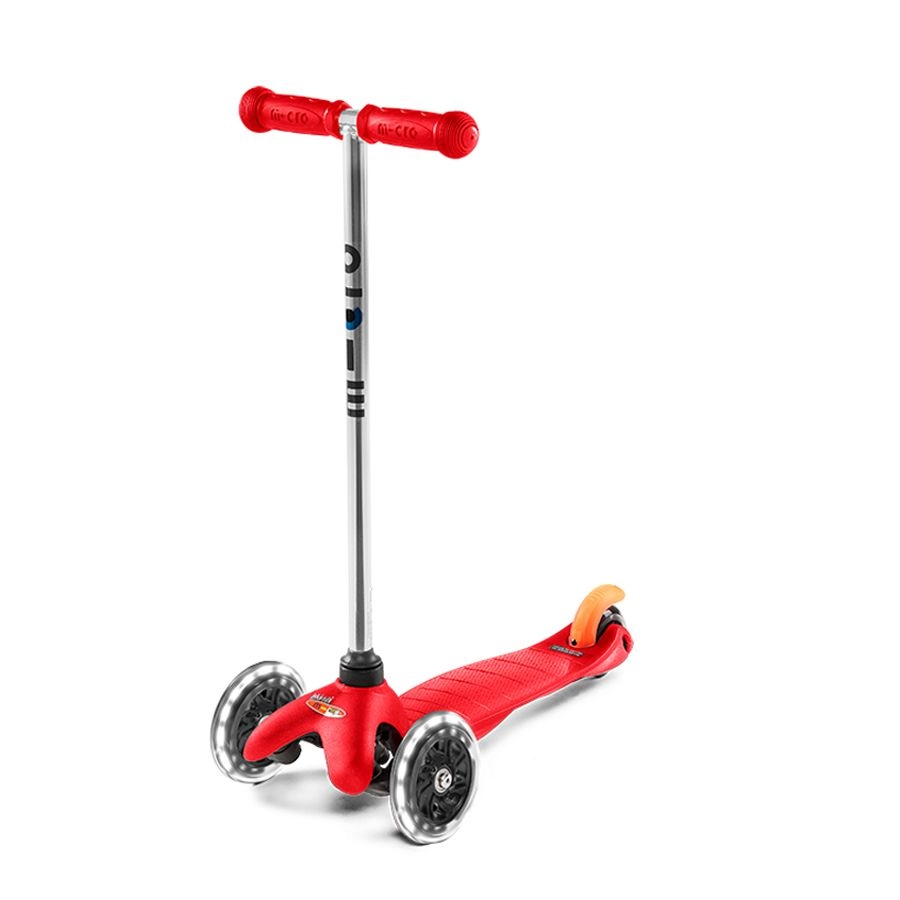 Mini Classic 3-Wheel Kick Scooter – LED