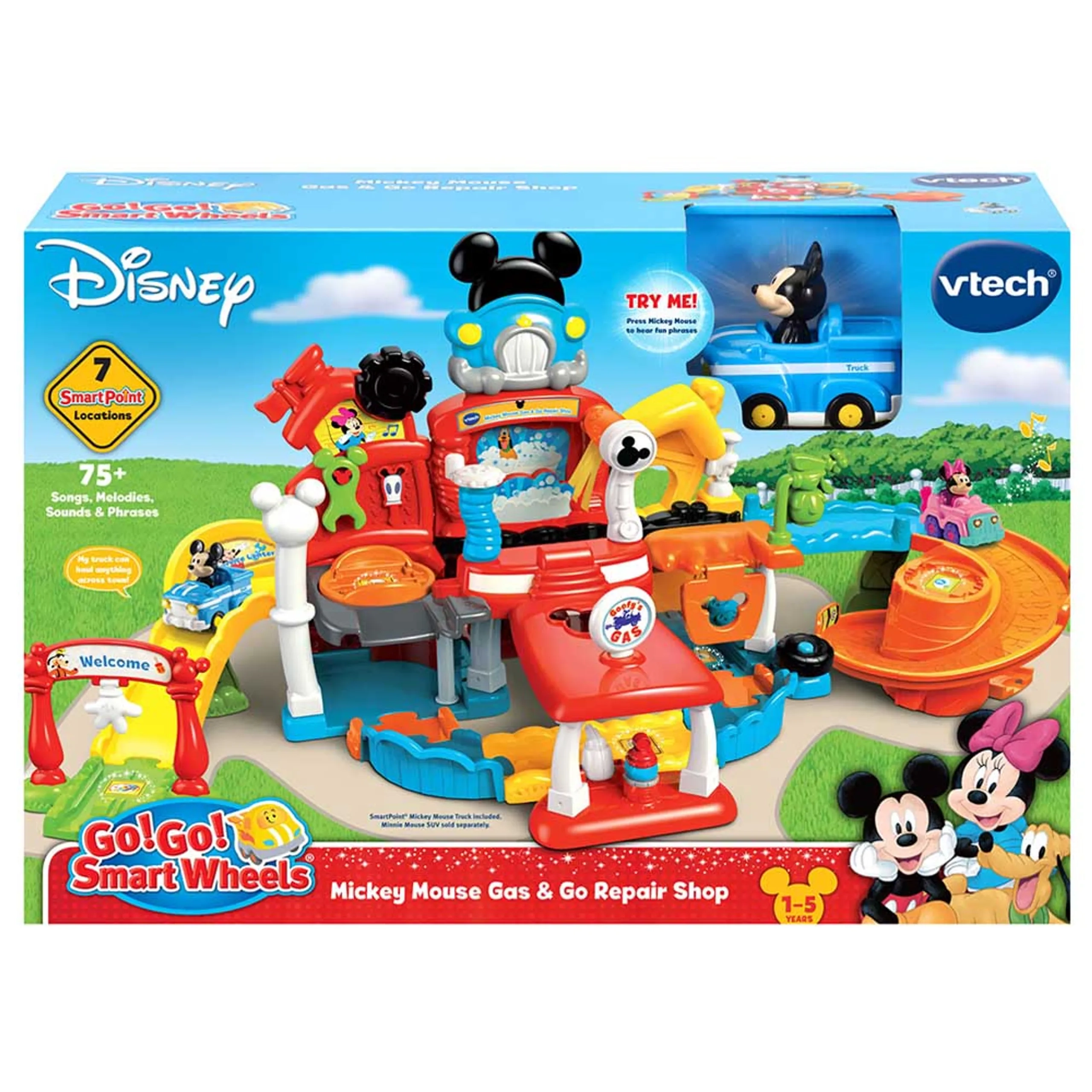 Vtech Disney Mickey Mouse Gas & Go Repair Shop - 12 months+