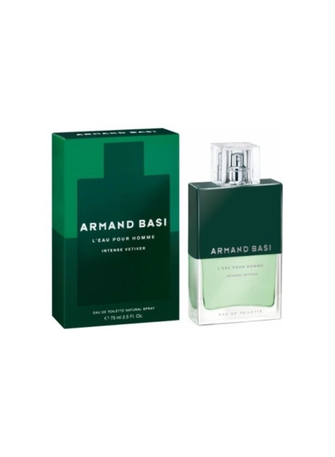 Armand Basi L'eau Pour Homme Intense Vetiver Eau de Toilette 75ml